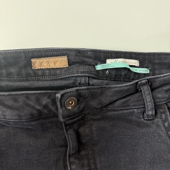 Anthropologie The Denim Boot Jeans Womens 18W Black Bootcut Stretch Plus Size - Picture 7 of 16